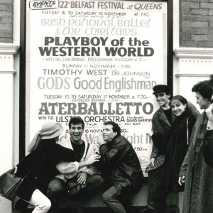 in tournée a Belfast con Aterballetto, 1985